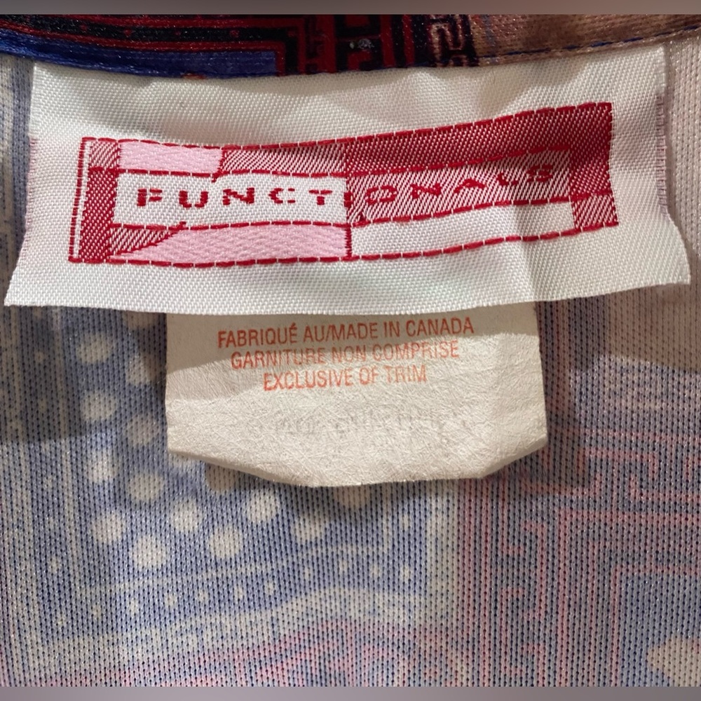 Vintage Functionals patterned blouse - Picture 3 of 5